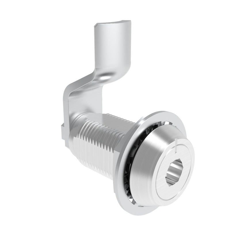 SOUTHCO VISE ACTION® Compression Latch, Large Size, 8 mm Hex Recess, Aluminum Alloy, Powder Coated, Clear, 22 mm (0.87 in) Grip [E3-126-0106]