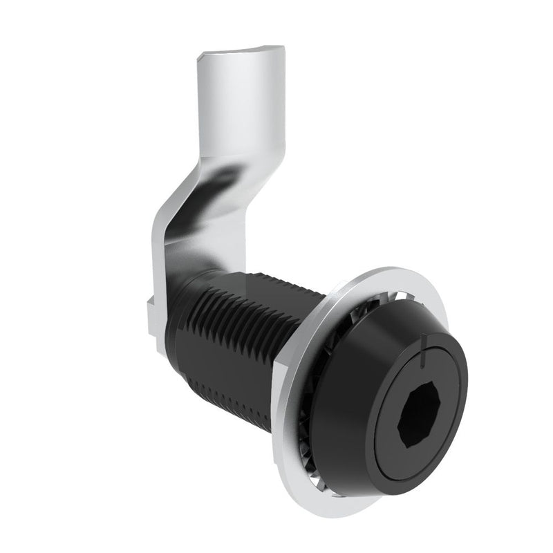 SOUTHCO VISE ACTION® Compression Latch, Large Size, 8 mm Hex Recess, Aluminum Alloy, Hard Anodized, Black, 26 mm (1.02 in) Grip [E3-106-0359]