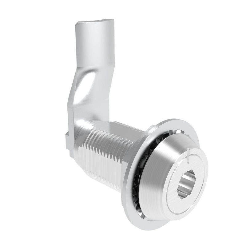 SOUTHCO VISE ACTION® Compression Latch, Large Size, 8 mm Hex Recess, Aluminum Alloy, Powder Coated, Clear, 36 mm (1.42 in) Grip [E3-126-0806]