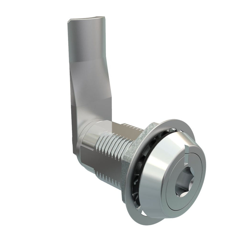 SOUTHCO VISE ACTION® Compression Latch, Large Size, 8 mm Hex Recess, Zinc Alloy, Chrome Plated, Bright, 33 mm (1.3 in) Grip [E3-126-091]