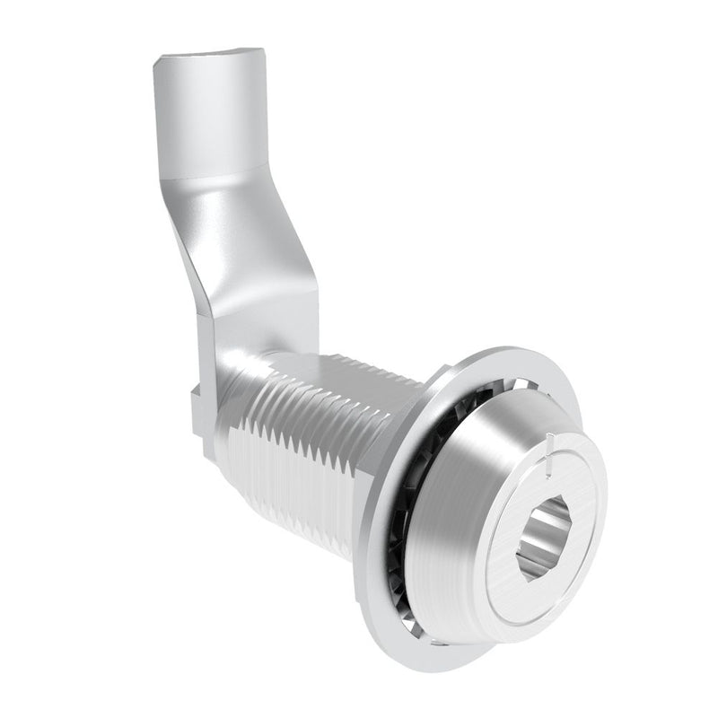 SOUTHCO VISE ACTION® Compression Latch, Large Size, 8 mm Hex Recess, Aluminum Alloy, Powder Coated, Clear, 44 mm (1.73 in) Grip [E3-126-1206]