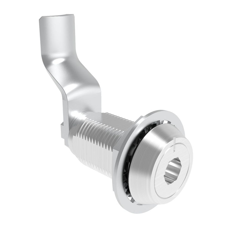 SOUTHCO VISE ACTION® Compression Latch, Large Size, 8 mm Hex Recess, Aluminum Alloy, Powder Coated, Clear, 46 mm (1.81 in) Grip [E3-106-1306]