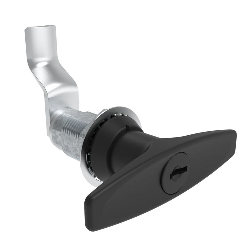 SOUTHCO VISE ACTION® Compression Latch, Large Size, T-Handle, Zinc Alloy, Powder Coated, Black, 45 mm (1.77 in) Grip [E3-108-155]