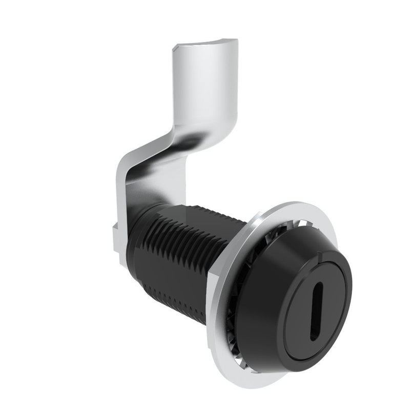 SOUTHCO VISE ACTION® Compression Latch, Large Size, Slotted Recess, Aluminum Alloy, Hard Anodized, Black, 24 mm (0.94 in) Grip [E3-129-0259]