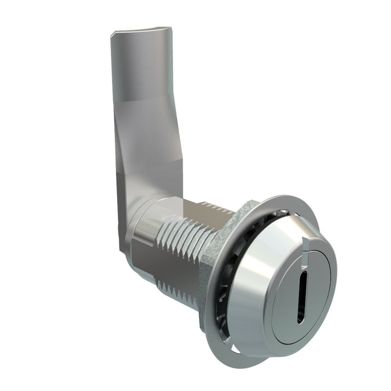 SOUTHCO VISE ACTION® Compression Latch, Large Size, Slotted Recess, Zinc Alloy, Chrome Plated, Bright, 33 mm (1.3 in) Grip [E3-129-091]