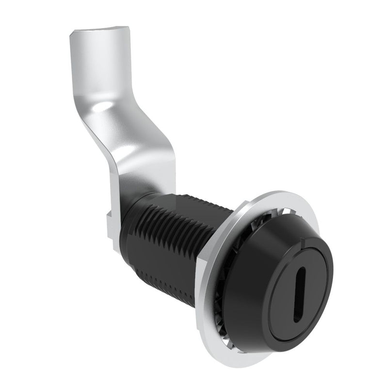 SOUTHCO VISE ACTION® Compression Latch, Large Size, Slotted Recess, Aluminum Alloy, Hard Anodized, Black, 46 mm (1.81 in) Grip [E3-129-1359]