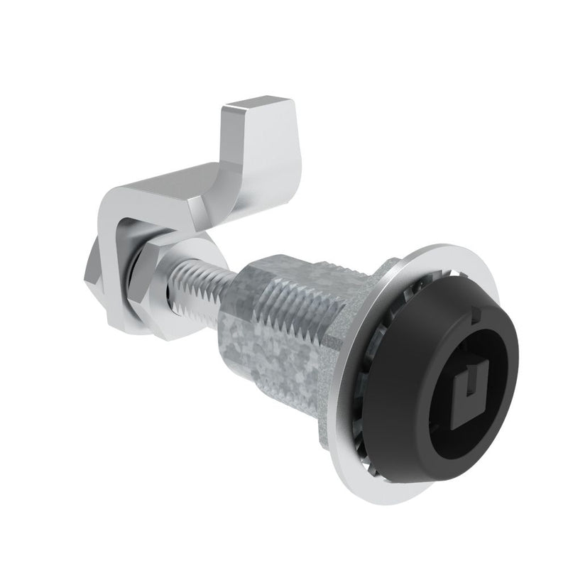 SOUTHCO VISE ACTION® Compression Latch, Large Size, 8 mm Square, Zinc Alloy, Powder Coated, Black [E3-2210-15]