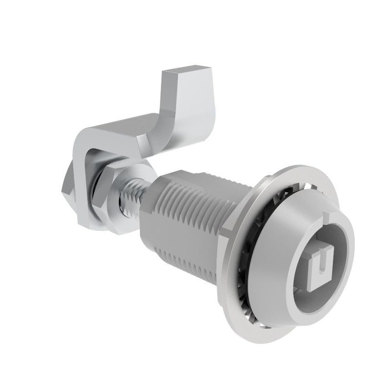 SOUTHCO VISE ACTION® Compression Latch, Large Size, 8 mm Square, Aluminum Alloy, Powder Coated, Silver [E3-110-176]