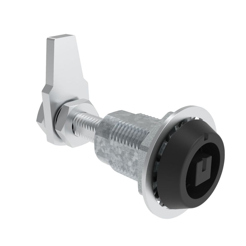 SOUTHCO VISE ACTION® Compression Latch, Large Size, 8 mm Square, Zinc Alloy, Powder Coated, Black [E3-110-35]