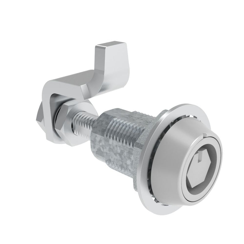 SOUTHCO VISE ACTION® Compression Latch, Large Size, Bellcore 216, Zinc Alloy, Powder Coated, Silver [E3-2215-17]