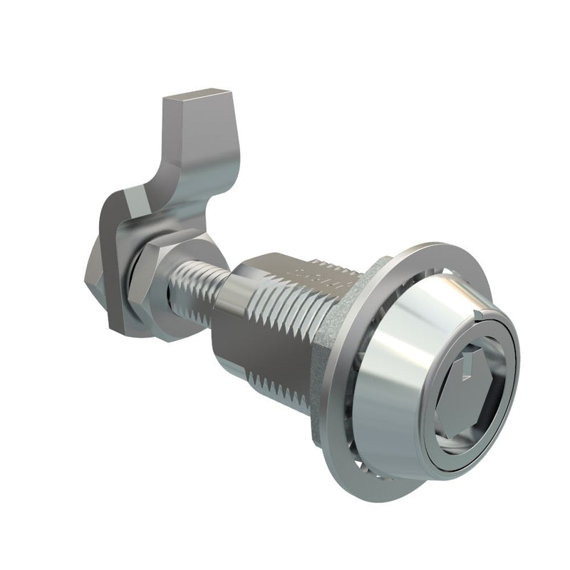 SOUTHCO VISE ACTION® Compression Latch, Large Size, Bellcore 216, Zinc Alloy, Chrome Plated, Bright [E3-2215-21]