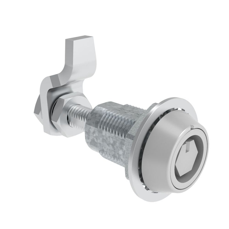 SOUTHCO VISE ACTION® Compression Latch, Large Size, Bellcore 216, Zinc Alloy, Powder Coated, Silver [E3-2215-27]