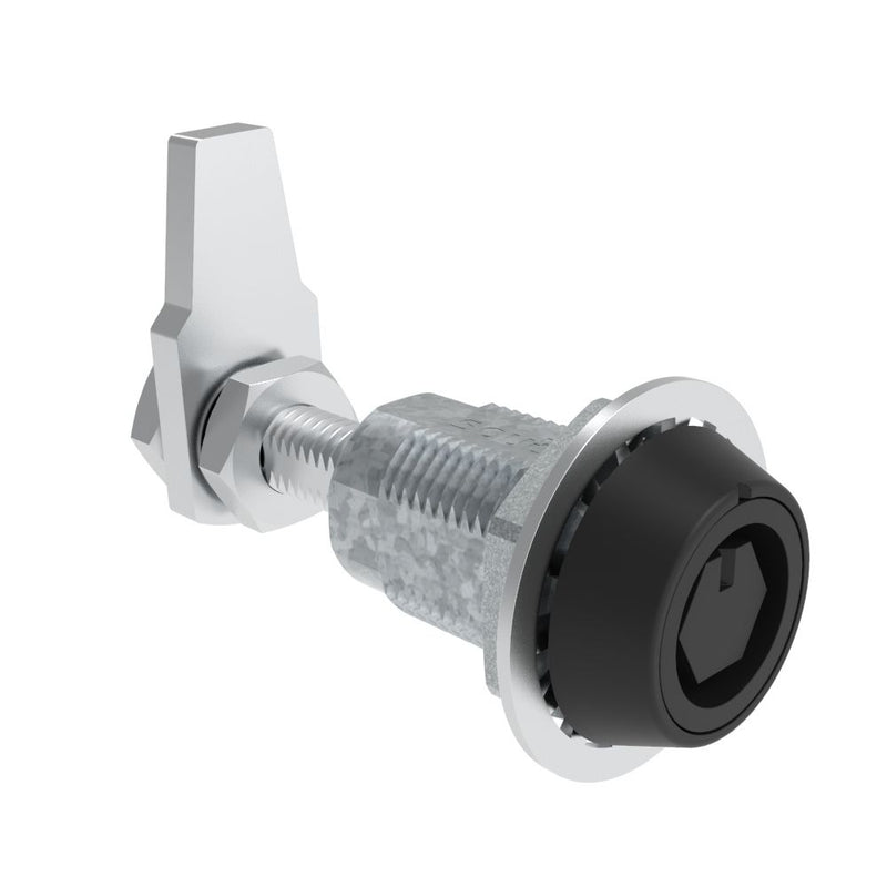 SOUTHCO VISE ACTION® Compression Latch, Large Size, Bellcore 216, Zinc Alloy, Powder Coated, Black [E3-2215-35]