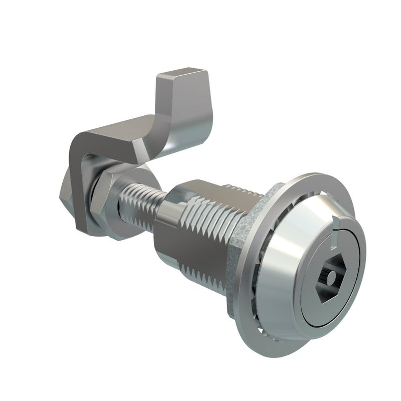 SOUTHCO VISE ACTION® Compression Latch, Large Size, Bellcore Electronics, Zinc Alloy, Chrome Plated, Bright [E3-116-11]