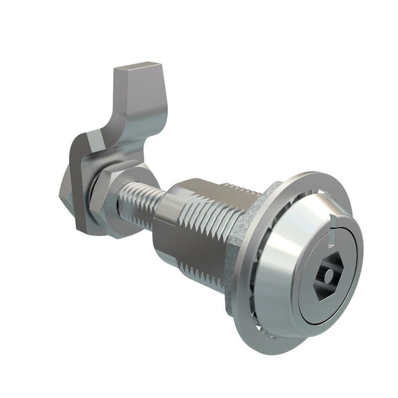 SOUTHCO VISE ACTION® Compression Latch, Large Size, Bellcore Electronics, Zinc Alloy, Chrome Plated, Bright [E3-2216-21]