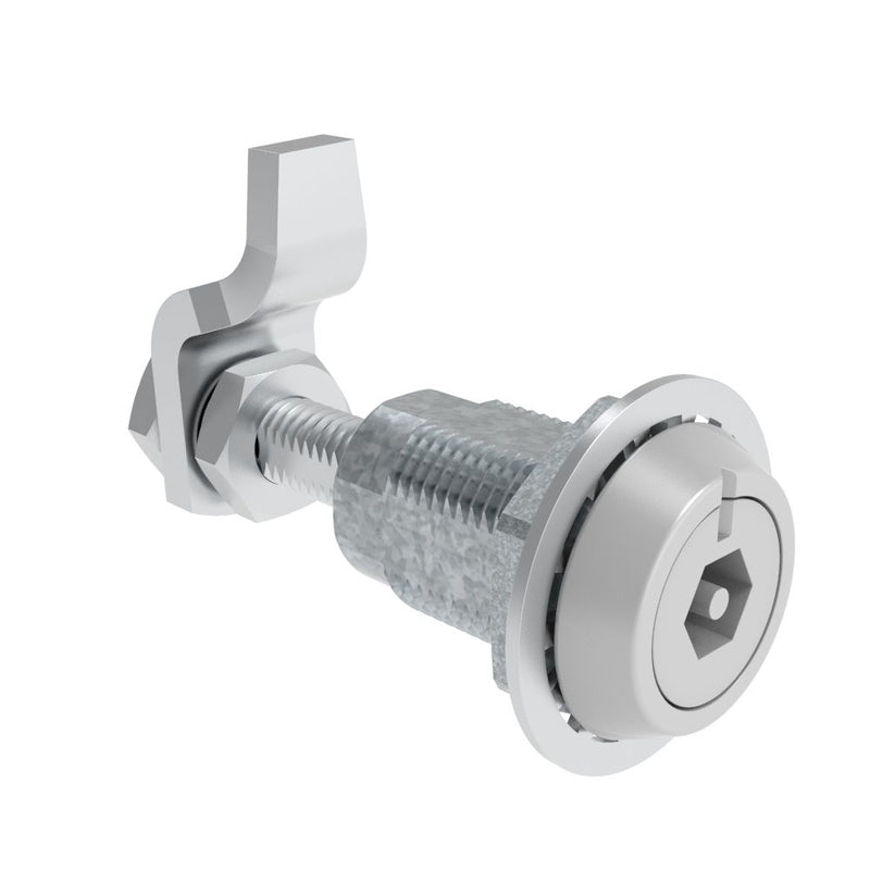 SOUTHCO VISE ACTION® Compression Latch, Large Size, Bellcore Electronics, Zinc Alloy, Powder Coated, Silver [E3-116-27]