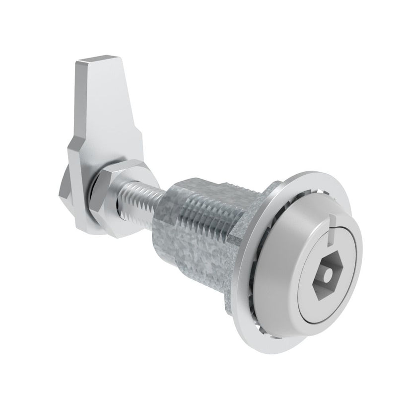 SOUTHCO VISE ACTION® Compression Latch, Large Size, Bellcore Electronics, Zinc Alloy, Powder Coated, Silver [E3-116-37]