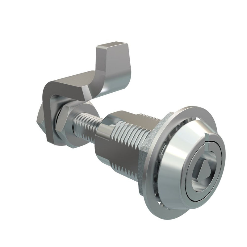 SOUTHCO VISE ACTION® Compression Latch, Large Size, 8 mm Triangle, Zinc Alloy, Chrome Plated, Bright [E3-120-11]