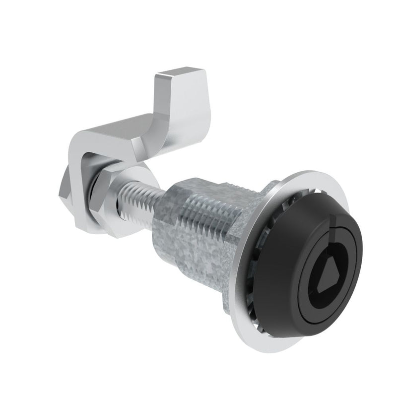 SOUTHCO VISE ACTION® Compression Latch, Large Size, 8 mm Triangle, Zinc Alloy, Powder Coated, Black [E3-2220-15]