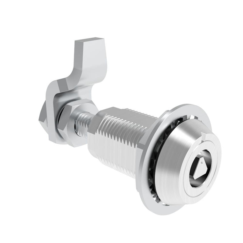 SOUTHCO VISE ACTION® Compression Latch, Large Size, 7 mm Triangle, Aluminum Alloy, Powder Coated, Clear [E3-13-206]