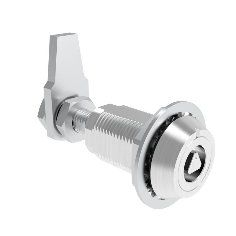 SOUTHCO VISE ACTION® Compression Latch, Large Size, 7 mm Triangle, Aluminum Alloy, Powder Coated, Clear [E3-223-306]