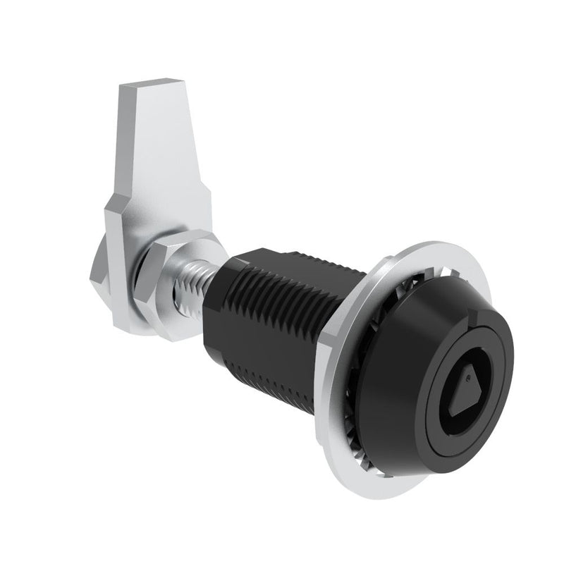 SOUTHCO VISE ACTION® Compression Latch, Large Size, 7 mm Triangle, Aluminum Alloy, Hard Anodized, Black [E3-223-259]