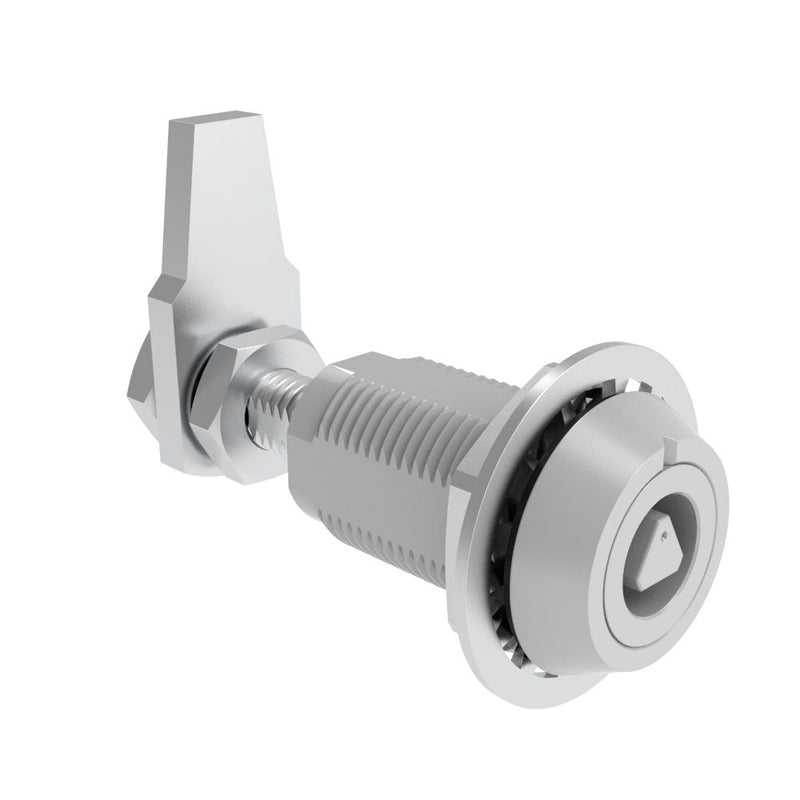 SOUTHCO VISE ACTION® Compression Latch, Large Size, 7 mm Triangle, Aluminum Alloy, Powder Coated, Silver [E3-13-376]