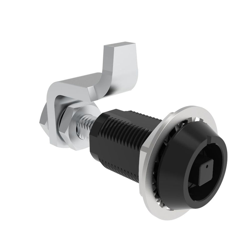 SOUTHCO VISE ACTION® Compression Latch, Large Size, 7 mm Square, Aluminum Alloy, Hard Anodized, Black [E3-224-159]