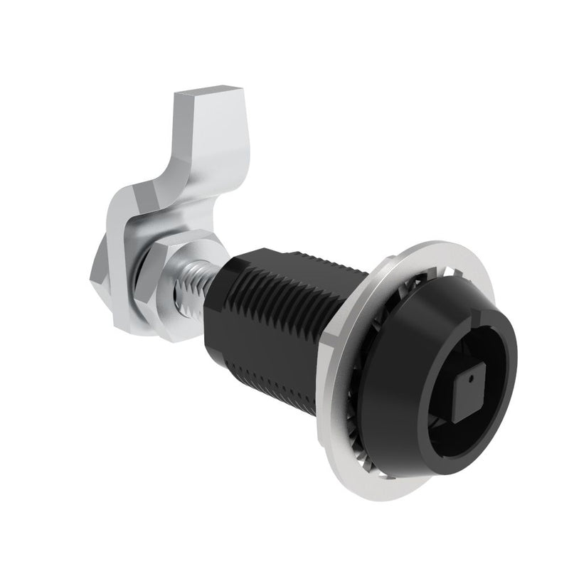 SOUTHCO VISE ACTION® Compression Latch, Large Size, 7 mm Square, Aluminum Alloy, Hard Anodized, Black [E3-224-259]