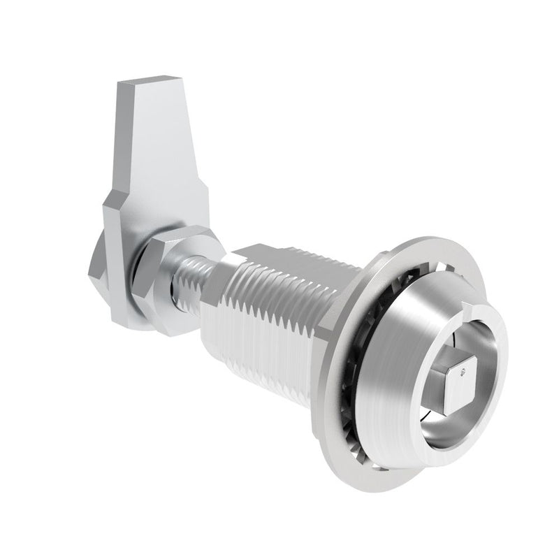 SOUTHCO VISE ACTION® Compression Latch, Large Size, 7 mm Square, Aluminum Alloy, Powder Coated, Clear [E3-224-306]