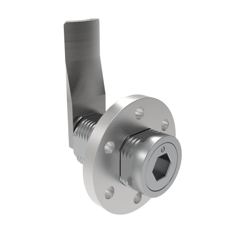 SOUTHCO VISE ACTION® Compression Latch, Large Size, 8 mm Hex Recess, Zinc Alloy, Chrome Plated, Bright, 37 mm (1.46 in) Grip [E3-146-091-13]