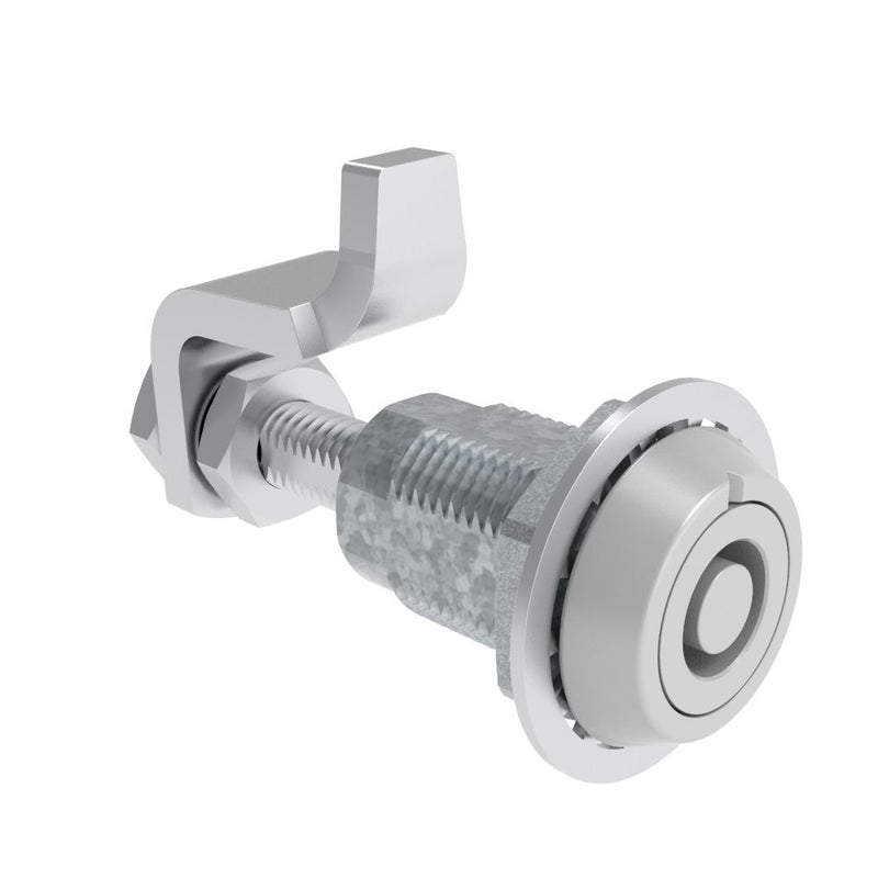 SOUTHCO VISE ACTION® Compression Latch, Large Size, Southco® Tubular Key, Zinc Alloy, Powder Coated, Silver [E3-225-17]