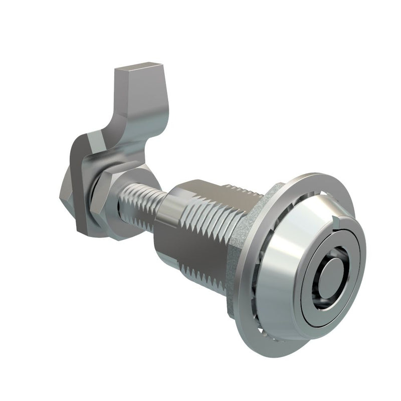 SOUTHCO VISE ACTION® Compression Latch, Large Size, Southco® Tubular Key, Zinc Alloy, Chrome Plated, Bright [E3-225-21]