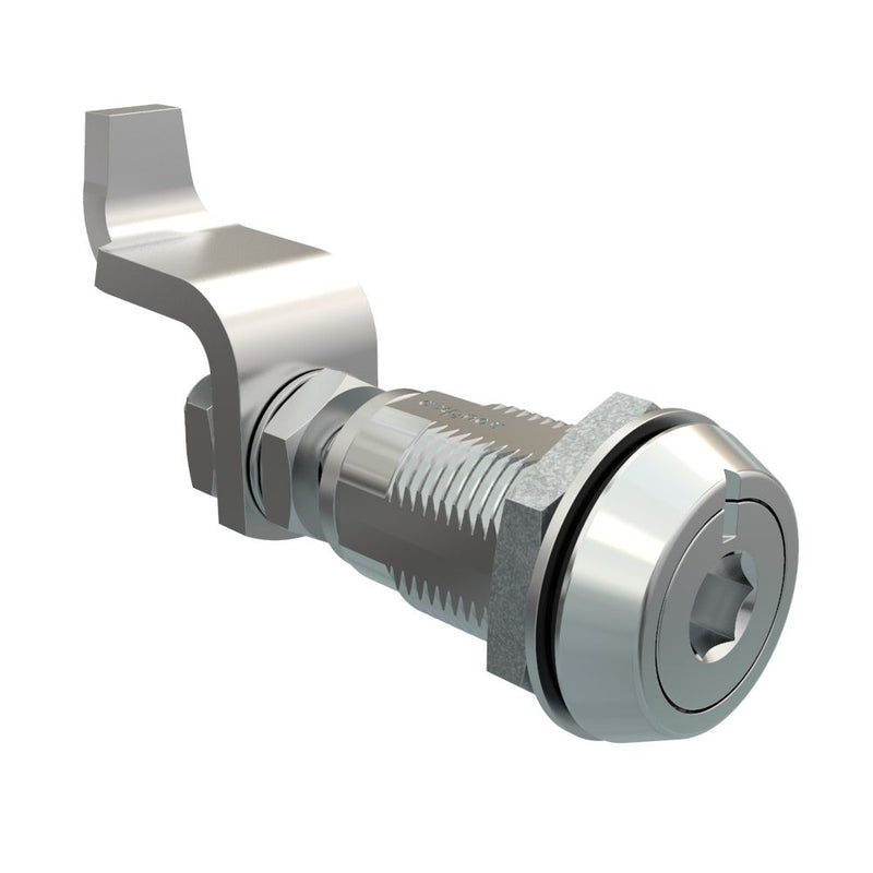SOUTHCO VISE ACTION® Compression Latch, Large Size, 8 mm Hex Recess, Zinc Alloy, Chrome Plated, Bright [E3-16-11]