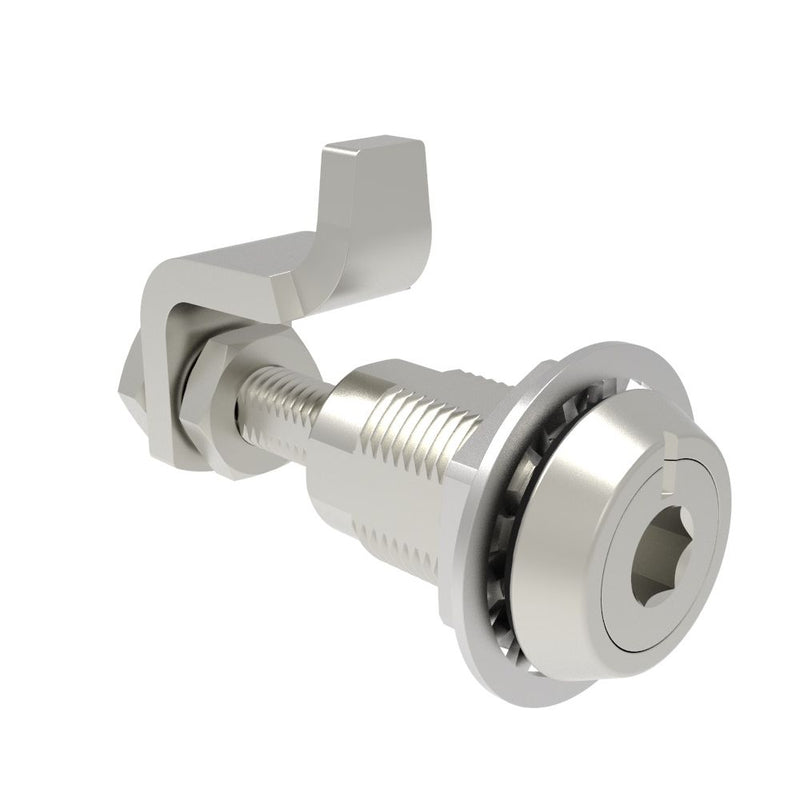 SOUTHCO VISE ACTION® Compression Latch, Large Size, 8 mm Hex Recess, Stainless Steel, Electropolished Bright [E3-16-112]