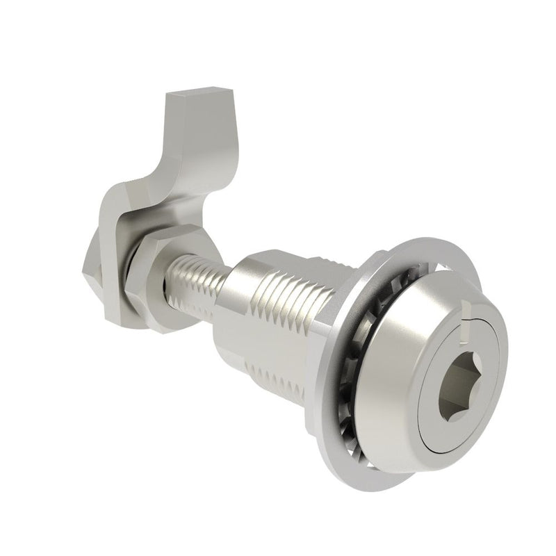 SOUTHCO VISE ACTION® Compression Latch, Large Size, 8 mm Hex Recess, Stainless Steel, Electropolished Bright [E3-16-212]