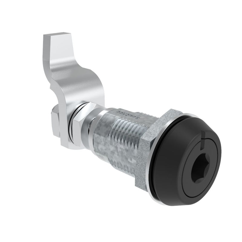 SOUTHCO VISE ACTION® Compression Latch, Large Size, 8 mm Hex Recess, Zinc Alloy, Powder Coated, Black [E3-226-25]