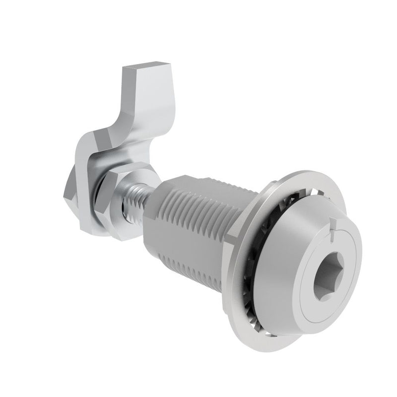 SOUTHCO VISE ACTION® Compression Latch, Large Size, 8 mm Hex Recess, Aluminum Alloy, Powder Coated, Silver [E3-226-276]
