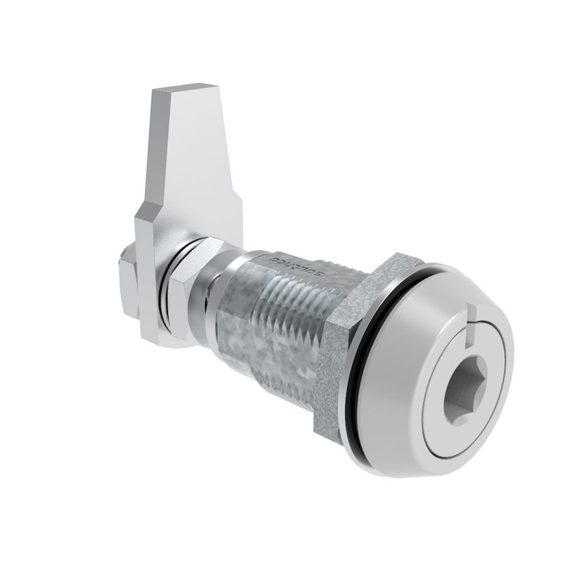 SOUTHCO VISE ACTION® Compression Latch, Large Size, 8 mm Hex Recess, Zinc Alloy, Powder Coated, Silver [E3-226-37]