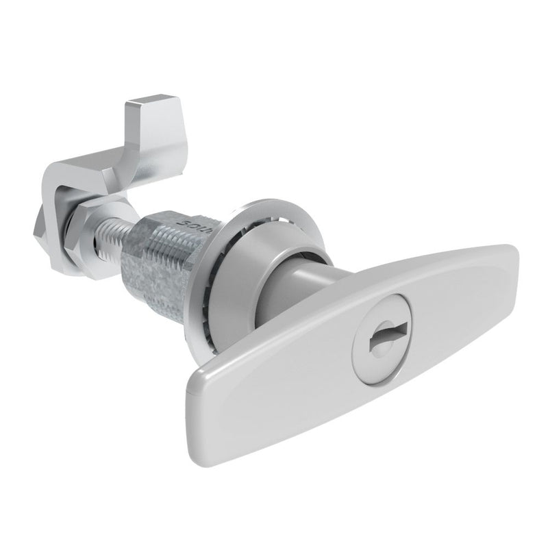 SOUTHCO VISE ACTION® Compression Latch, Large Size, T-Handle, Zinc Alloy, Powder Coated, Silver [E3-18-17]