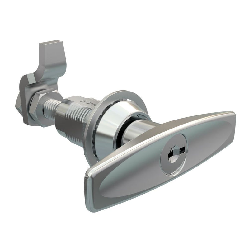 SOUTHCO VISE ACTION® Compression Latch, Large Size, T-Handle, Zinc Alloy, Chrome Plated, Bright [E3-18-21]