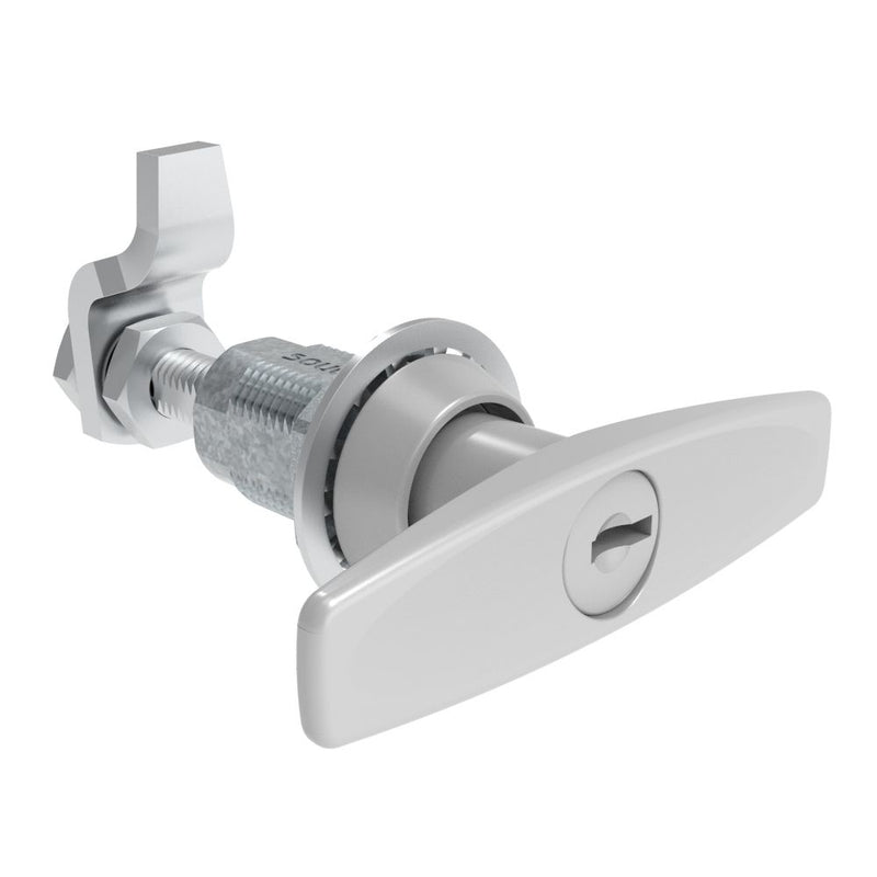 SOUTHCO VISE ACTION® Compression Latch, Large Size, T-Handle, Zinc Alloy, Powder Coated, Silver [E3-18-27]