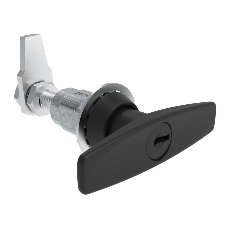 SOUTHCO VISE ACTION® Compression Latch, Large Size, T-Handle, Zinc Alloy, Powder Coated, Black [E3-18-35]