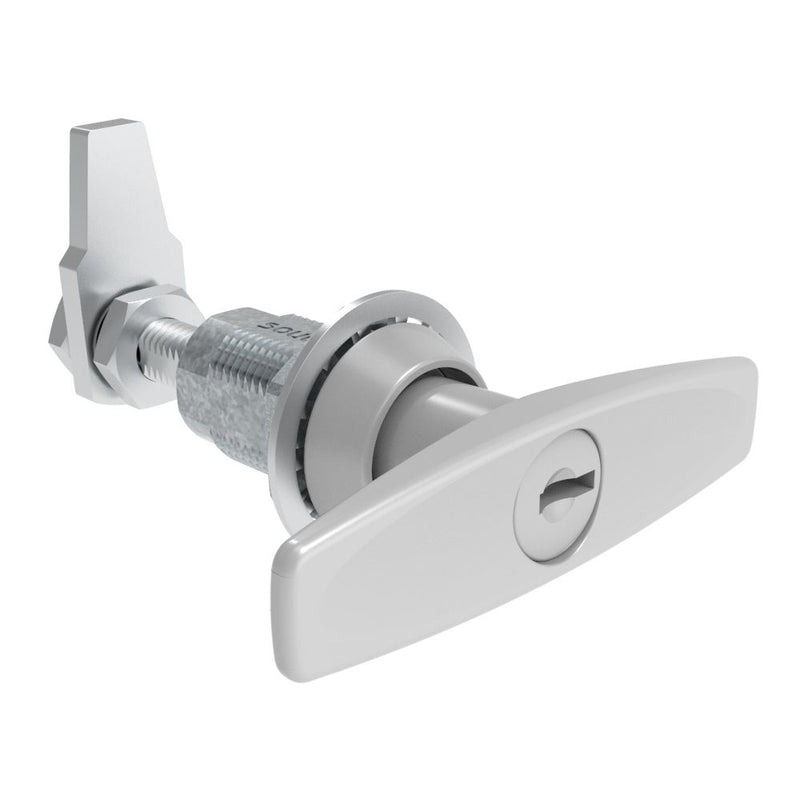 SOUTHCO VISE ACTION® Compression Latch, Large Size, T-Handle, Zinc Alloy, Powder Coated, Silver [E3-18-37]