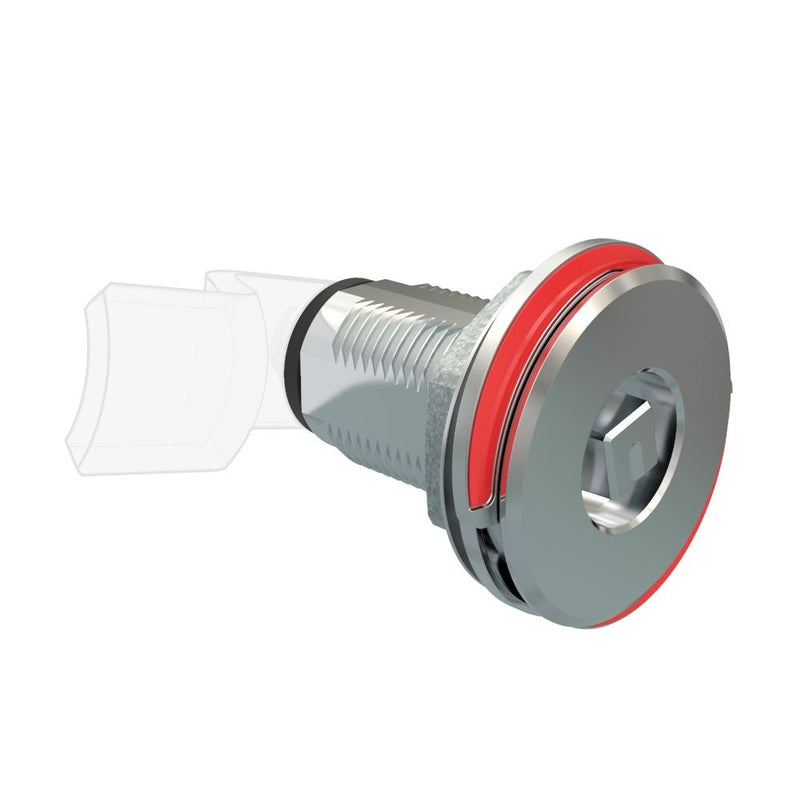 SOUTHCO Vise Action® Compression Latch, Large Size, 8 mm Square, Zinc Alloy, Chrome Plated, Bright [E3-A1210-UU1]