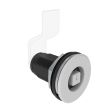 SOUTHCO Vise Action® Compression Latch, Large Size, Railway Standard, Zinc Alloy, Powder Coat, Silver [E3-A2911-UU7]