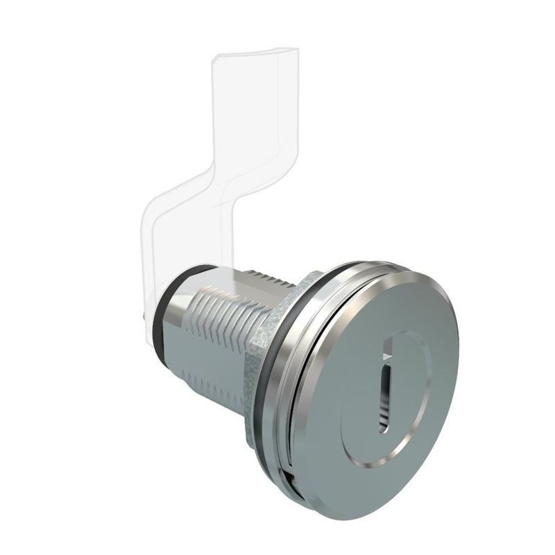 SOUTHCO Vise Action® Compression Latch, Large Size, Slotted Recess, Zinc Alloy, Chrome Plated, Bright [E3-A129-UU1]