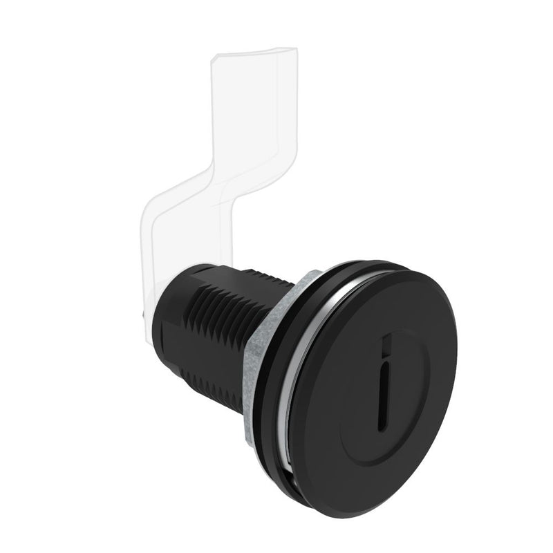 SOUTHCO Vise Action® Compression Latch, Large Size, Slotted Recess, Zinc Alloy, Powder Coat, Black [E3-A129-UU5]