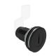 SOUTHCO Vise Action® Compression Latch, Large Size, Slotted Recess, Zinc Alloy, Powder Coat, Black [E3-A129-UU5]