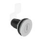 SOUTHCO Vise Action® Compression Latch, Large Size, Slotted Recess, Zinc Alloy, Powder Coat, Silver [E3-A129-UU7]